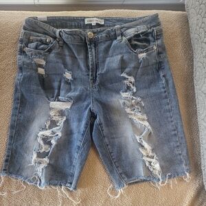 Almost Famous Blue Denim Shorts